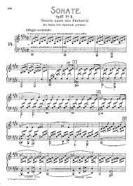 moonlight sonata sheet music
