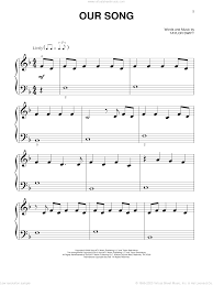 beginner piano songs sheet music