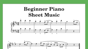 piano sheets for beginners
