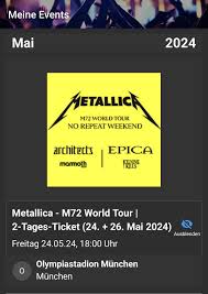 metallica tickets