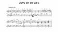 love of my life piano sheet music