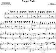 sleigh ride piano sheet music