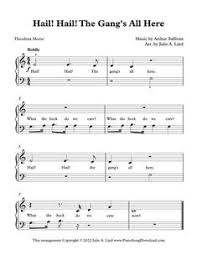 free piano sheets