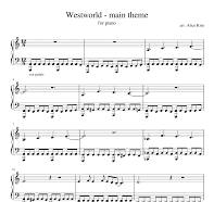 westworld piano sheet music