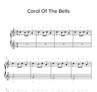 carol of the bells piano sheet music
