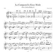 la campanella piano sheet