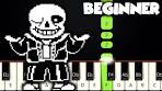 megalovania piano sheet