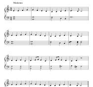 ode to joy piano sheet