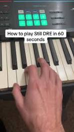still dre piano notes