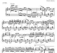 the entertainer piano sheet