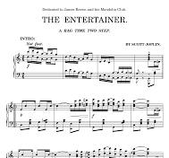 the entertainer piano sheet music