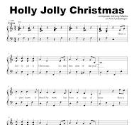 christmas piano sheet