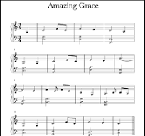 amazing grace piano sheet music