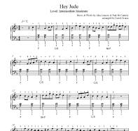 hey jude piano sheet