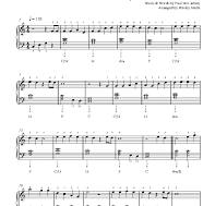 let it be piano sheet music