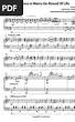 once upon a december piano sheet music