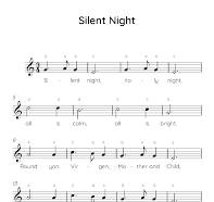 silent night piano sheet music