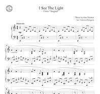 i see the light piano sheet