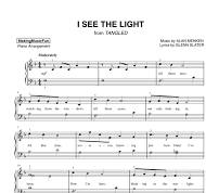 i see the light piano sheet music