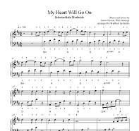 my heart will go on piano sheet