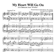 my heart will go on piano sheet music