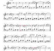 up theme song piano sheet music