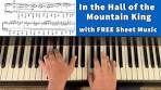 in the hall of the mountain king piano sheet music