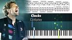 clocks coldplay piano sheet music