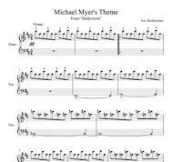 halloween theme piano sheet music