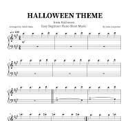halloween theme sheet music