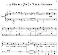 love like you piano sheet music