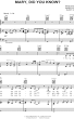 mary did you know piano sheet music