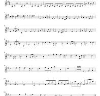 violin sheet music popular songs