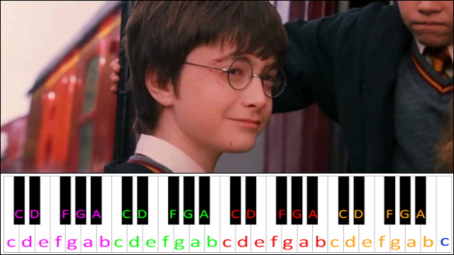 harry potter piano notes