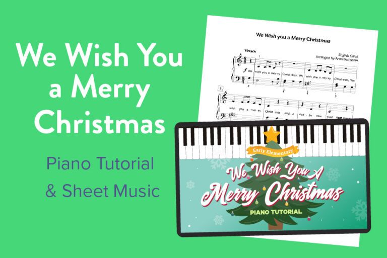 we wish you a merry christmas piano notes