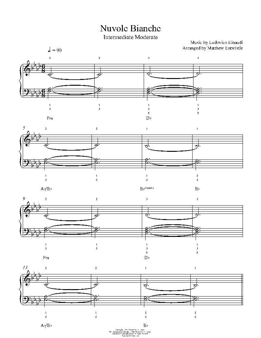 ludovico einaudi piano sheet music