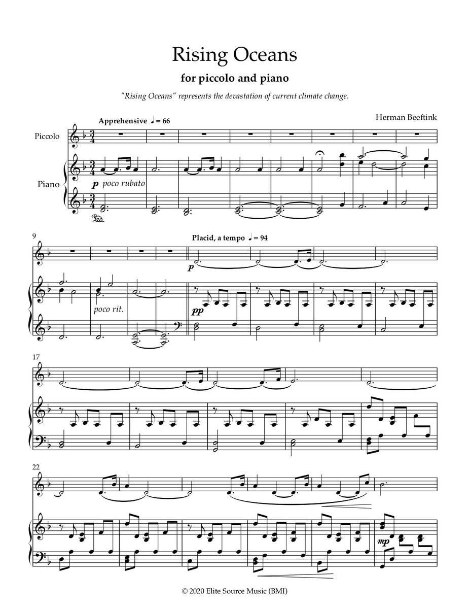 oceans piano sheet music