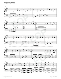 love is gone piano sheet music