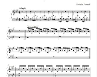 ludovico einaudi piano sheet music