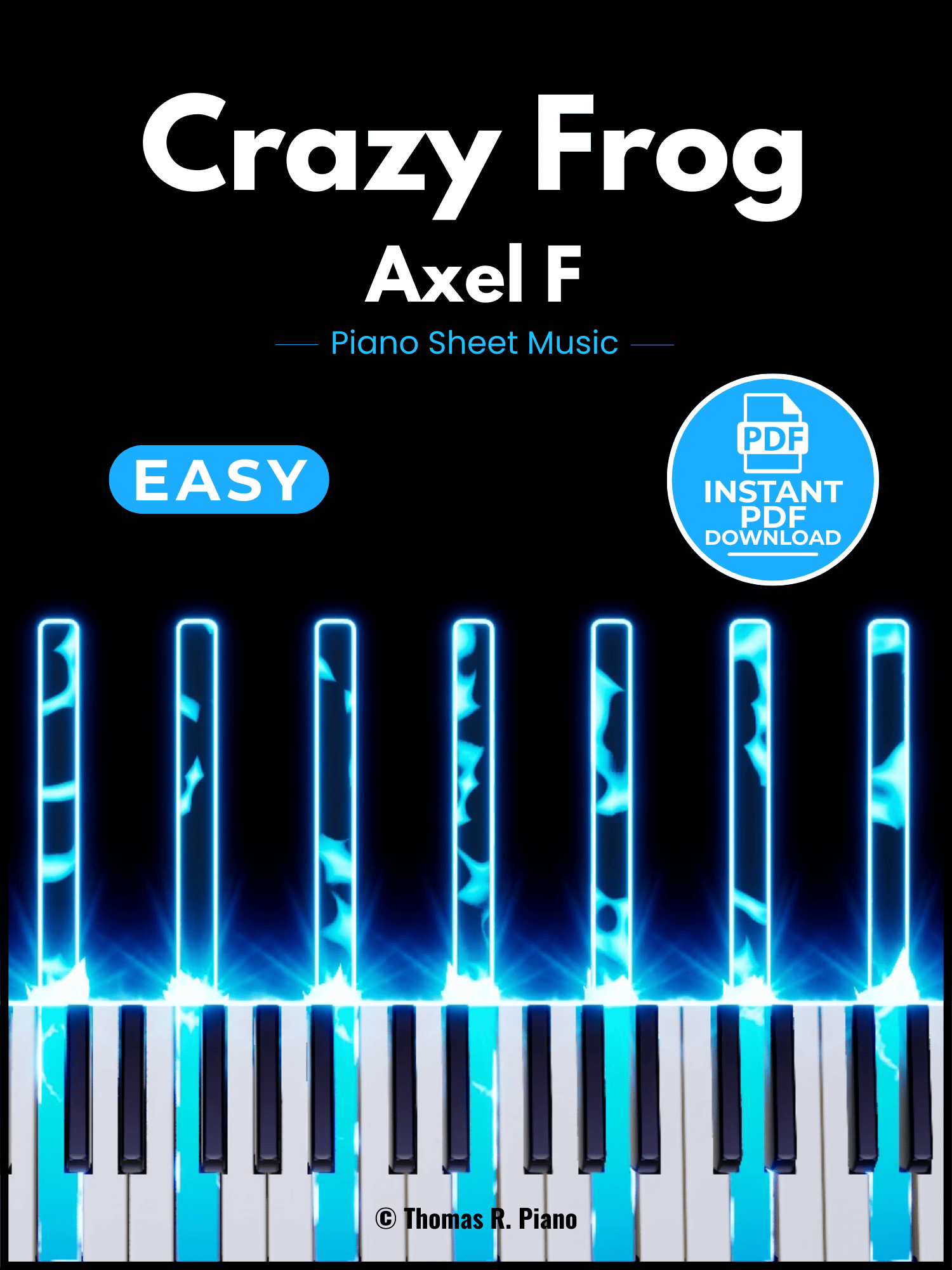 axel f piano sheet music