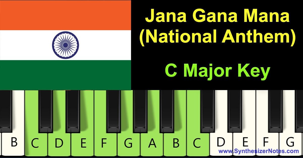 national anthem piano notes