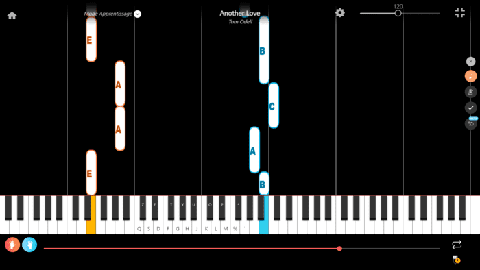 another love piano notes