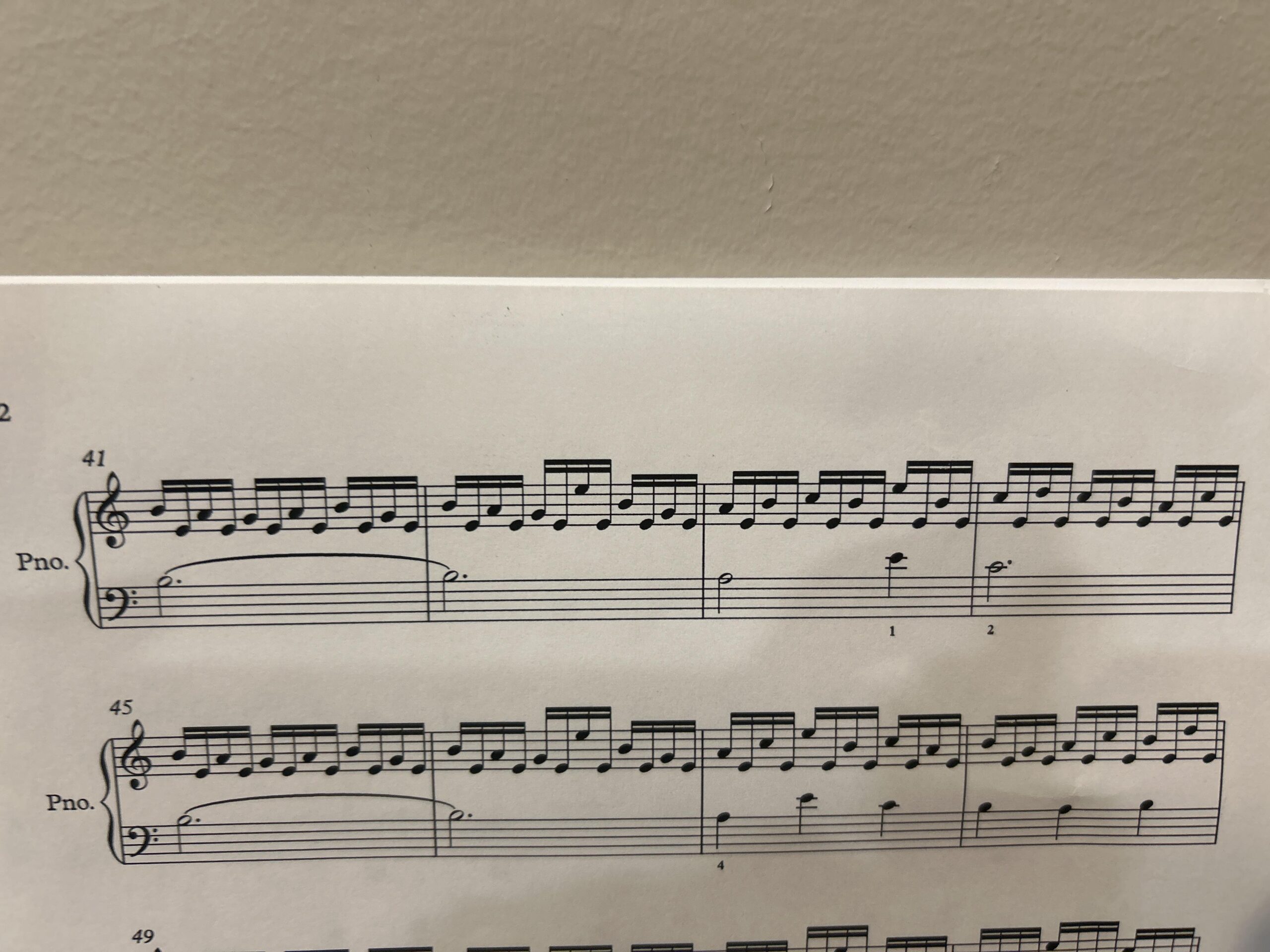 interstellar piano notes