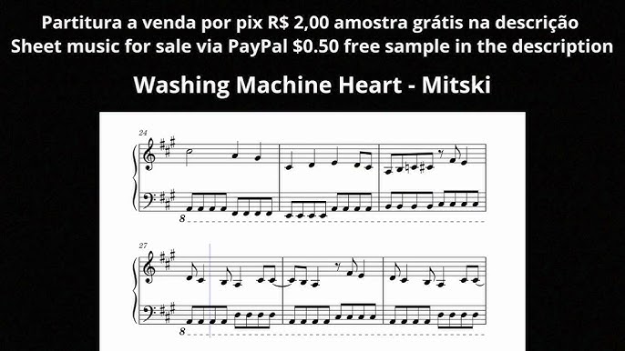 mitski piano sheet music