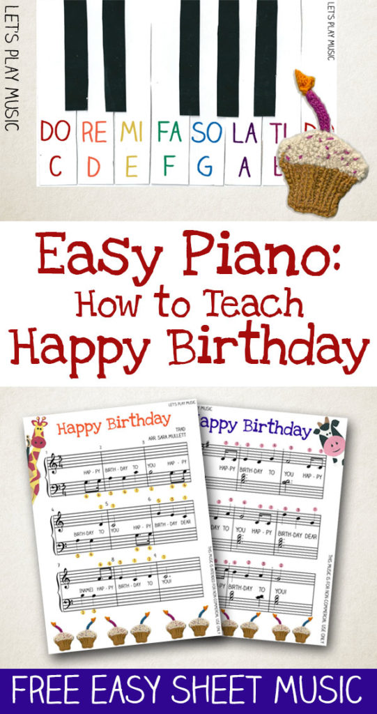 birthday song piano notes