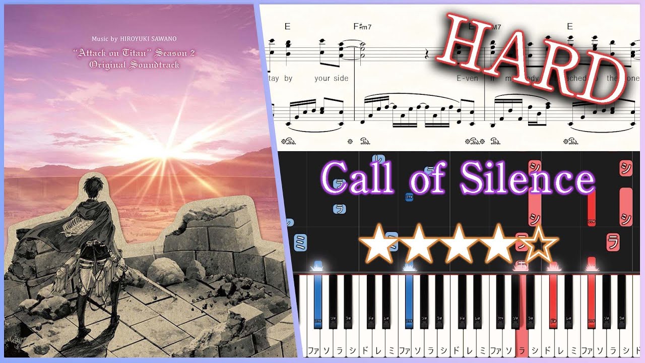 call of silence piano sheet