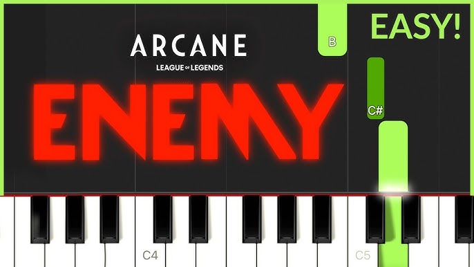 enemy piano sheet