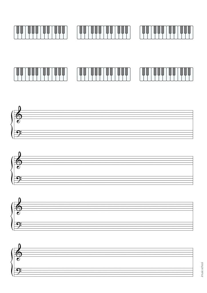 blank music sheets