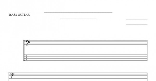 empty music sheet