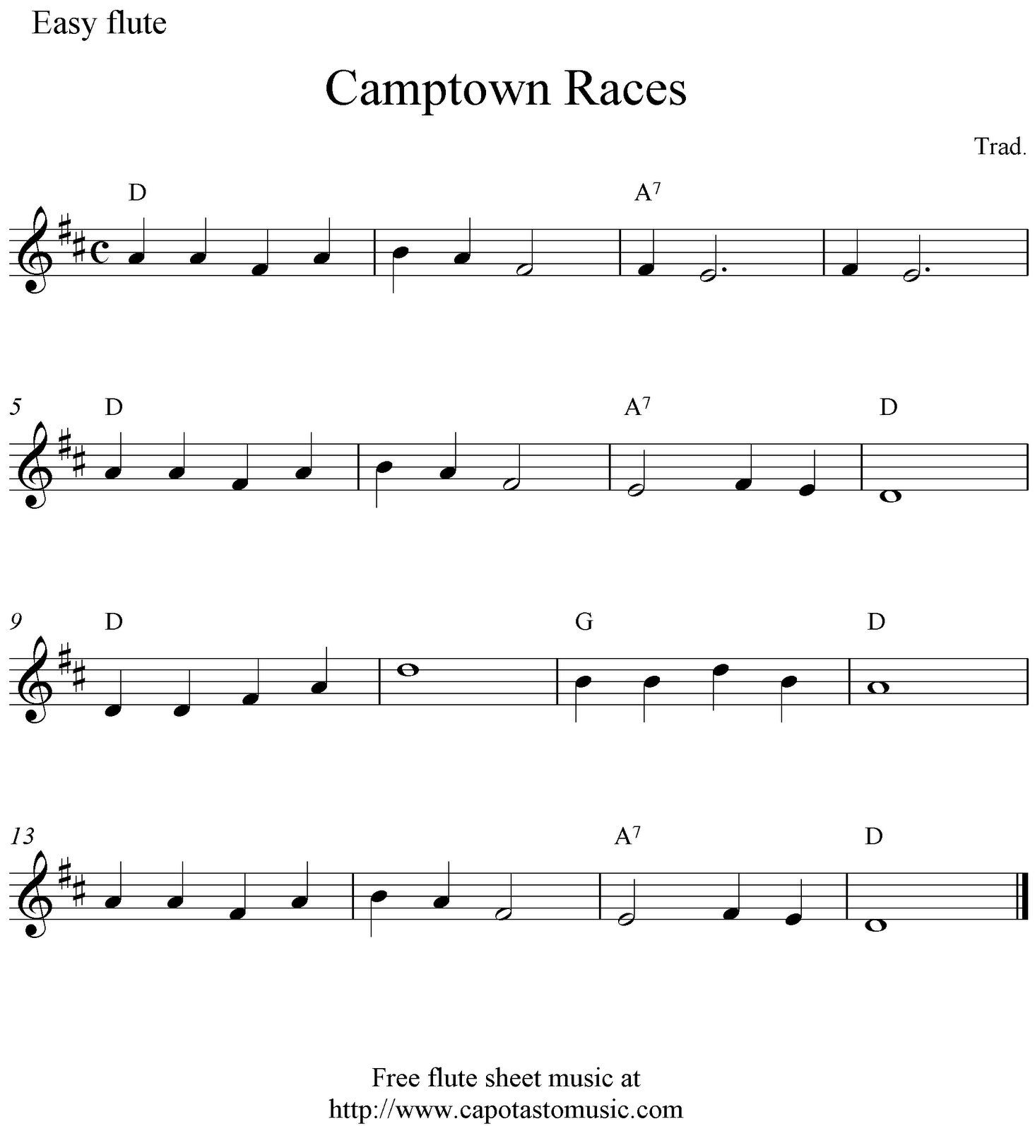 flute sheet music